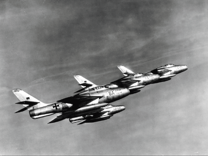 Weitere Einzelheiten F-84F Thunderstreak der Luftwaffe um 1960